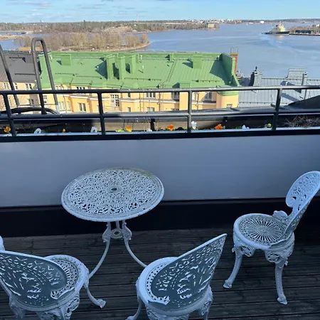 Hhh Center Apartment, Crown Of Kruununhaka With Astonishing View And Sauna